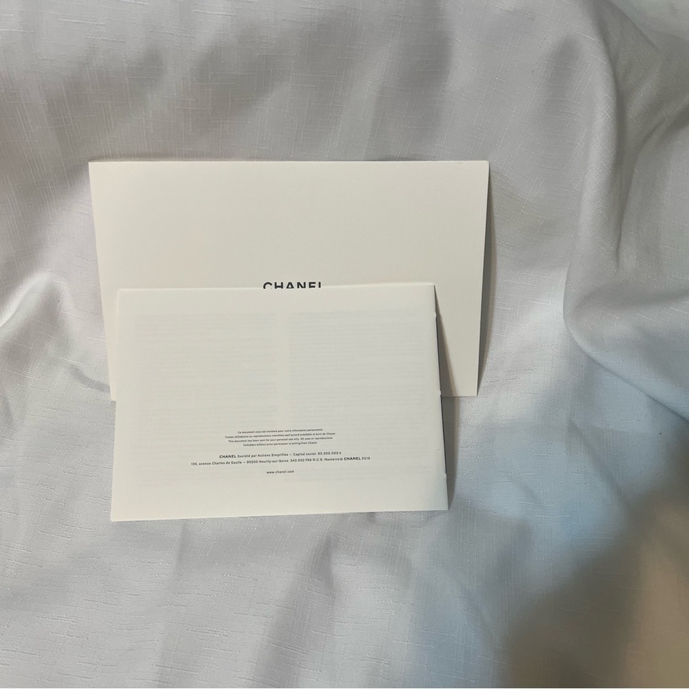 Chanel Handbag Card Insert - Picture 7 of 7